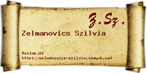 Zelmanovics Szilvia névjegykártya